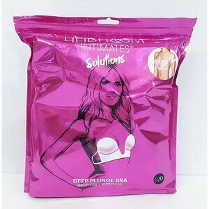 Strapless Backless Bra Deep Plunge Size C/D Heidi Klum Intimates Solutions NIP